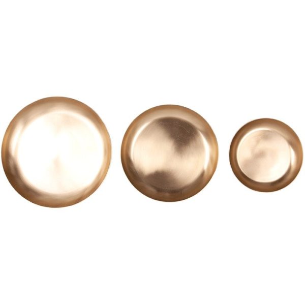 Stacking Brass Trays Set Online - Image 2