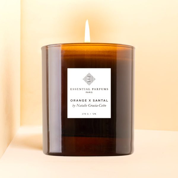 Orange X Santal Scented Candle Hot on Sale - Image 2