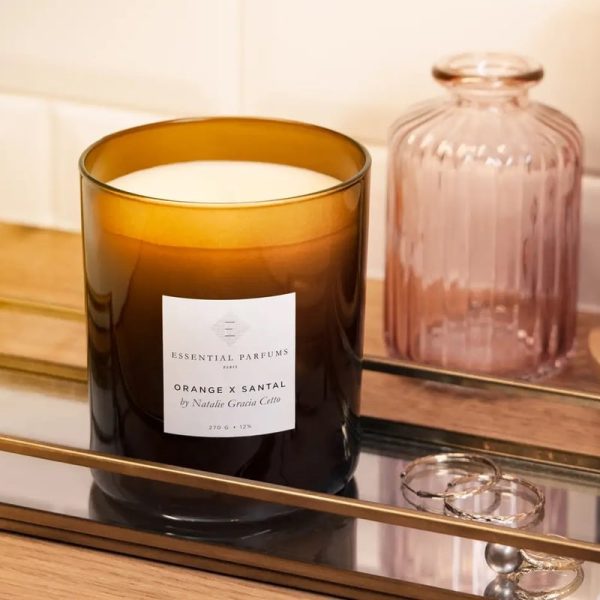 Orange X Santal Scented Candle Hot on Sale - Image 3