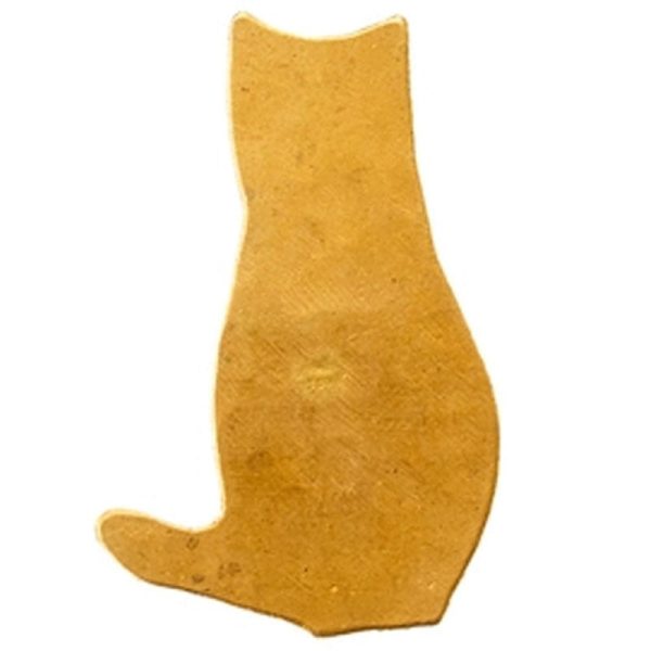 Cat Brass Brooch Goban Online now