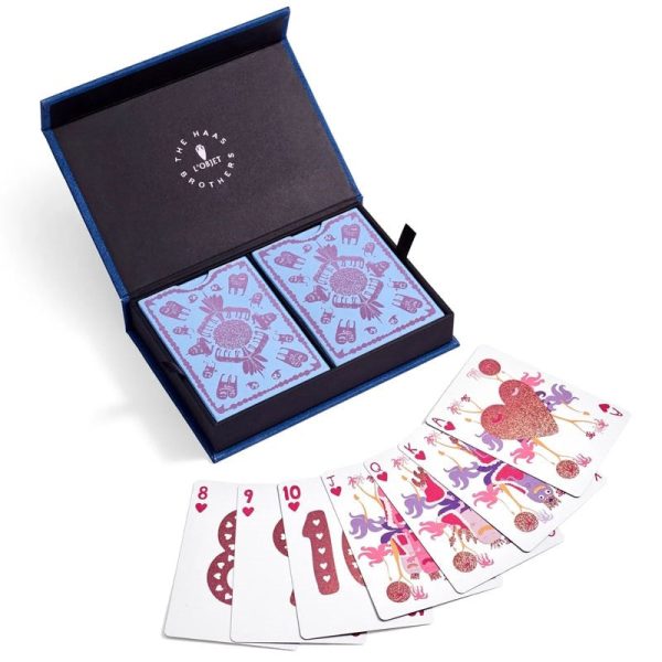 Haas Playing Cards - Blue Sale - Image 3